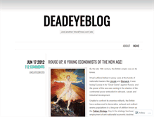 Tablet Screenshot of deadeyeblog.wordpress.com