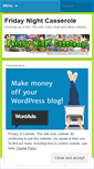 Mobile Screenshot of fridaynightcasserole.wordpress.com