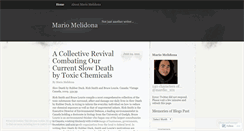 Desktop Screenshot of mariomelidona.wordpress.com