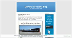 Desktop Screenshot of librarydirector.wordpress.com