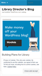Mobile Screenshot of librarydirector.wordpress.com