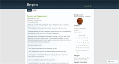 Desktop Screenshot of bergino.wordpress.com