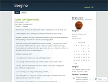 Tablet Screenshot of bergino.wordpress.com