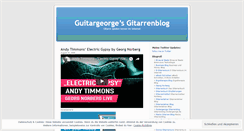 Desktop Screenshot of guitargeorge.wordpress.com