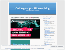 Tablet Screenshot of guitargeorge.wordpress.com
