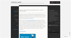 Desktop Screenshot of coldfusionupdate.wordpress.com