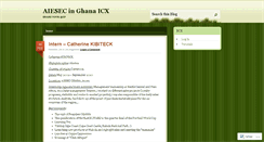 Desktop Screenshot of aiesecghanaicx.wordpress.com