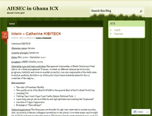 Tablet Screenshot of aiesecghanaicx.wordpress.com