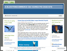 Tablet Screenshot of guineapigcage.wordpress.com