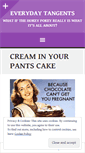Mobile Screenshot of everydaytangents.wordpress.com