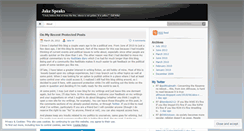 Desktop Screenshot of jakespeaks.wordpress.com