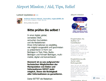 Tablet Screenshot of airportmission.wordpress.com