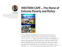 Tablet Screenshot of chrispinphiri.wordpress.com