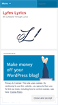 Mobile Screenshot of lyfeslyfe.wordpress.com