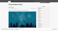Desktop Screenshot of gnomigames.wordpress.com