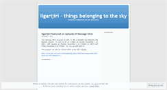 Desktop Screenshot of ilgarijiri.wordpress.com