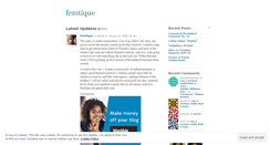 Desktop Screenshot of femtique.wordpress.com