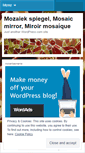 Mobile Screenshot of mozaiekspiegel.wordpress.com