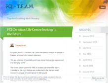 Tablet Screenshot of fcjteam.wordpress.com