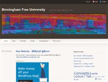 Tablet Screenshot of bhamfreeuni.wordpress.com