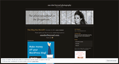 Desktop Screenshot of oneshotbeyond.wordpress.com