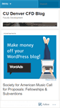 Mobile Screenshot of centerforfacultydevelopment.wordpress.com
