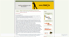 Desktop Screenshot of mutiny.wordpress.com