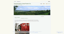 Desktop Screenshot of independentagriparts.wordpress.com