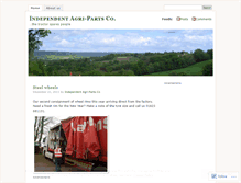 Tablet Screenshot of independentagriparts.wordpress.com