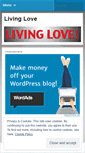 Mobile Screenshot of livingloveband.wordpress.com