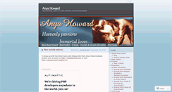 Desktop Screenshot of anyahoward.wordpress.com