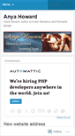 Mobile Screenshot of anyahoward.wordpress.com