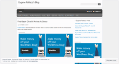 Desktop Screenshot of eugenepallisco.wordpress.com