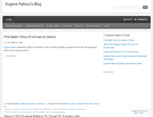 Tablet Screenshot of eugenepallisco.wordpress.com