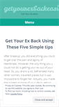 Mobile Screenshot of getyourexbackeasily.wordpress.com