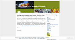 Desktop Screenshot of ed205regis.wordpress.com