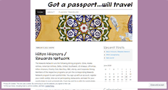 Desktop Screenshot of gotapassport.wordpress.com