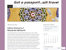 Tablet Screenshot of gotapassport.wordpress.com