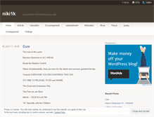 Tablet Screenshot of niki1k.wordpress.com