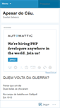 Mobile Screenshot of apesardoceu.wordpress.com