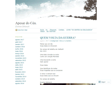 Tablet Screenshot of apesardoceu.wordpress.com