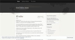 Desktop Screenshot of godbitesman.wordpress.com