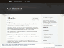 Tablet Screenshot of godbitesman.wordpress.com