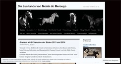 Desktop Screenshot of lusitanomontemerouco.wordpress.com