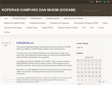 Tablet Screenshot of kokami.wordpress.com