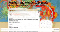 Desktop Screenshot of fearfulandwonderful.wordpress.com