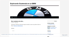 Desktop Screenshot of bmwguate.wordpress.com