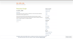 Desktop Screenshot of myidlelife.wordpress.com