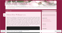 Desktop Screenshot of funmastiindia.wordpress.com