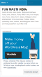 Mobile Screenshot of funmastiindia.wordpress.com